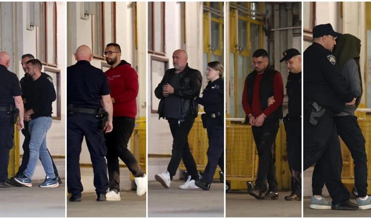 Privođenje osumnjičenih u aferi Taksi